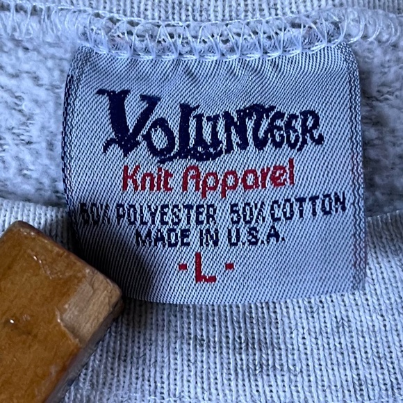 VTG OHIO STATE buckeyes crewneck sweatshirt L volunteer knit apparel made in USA - Picture 4 of 7